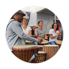 Djembé les in Delft en Zoetermeer